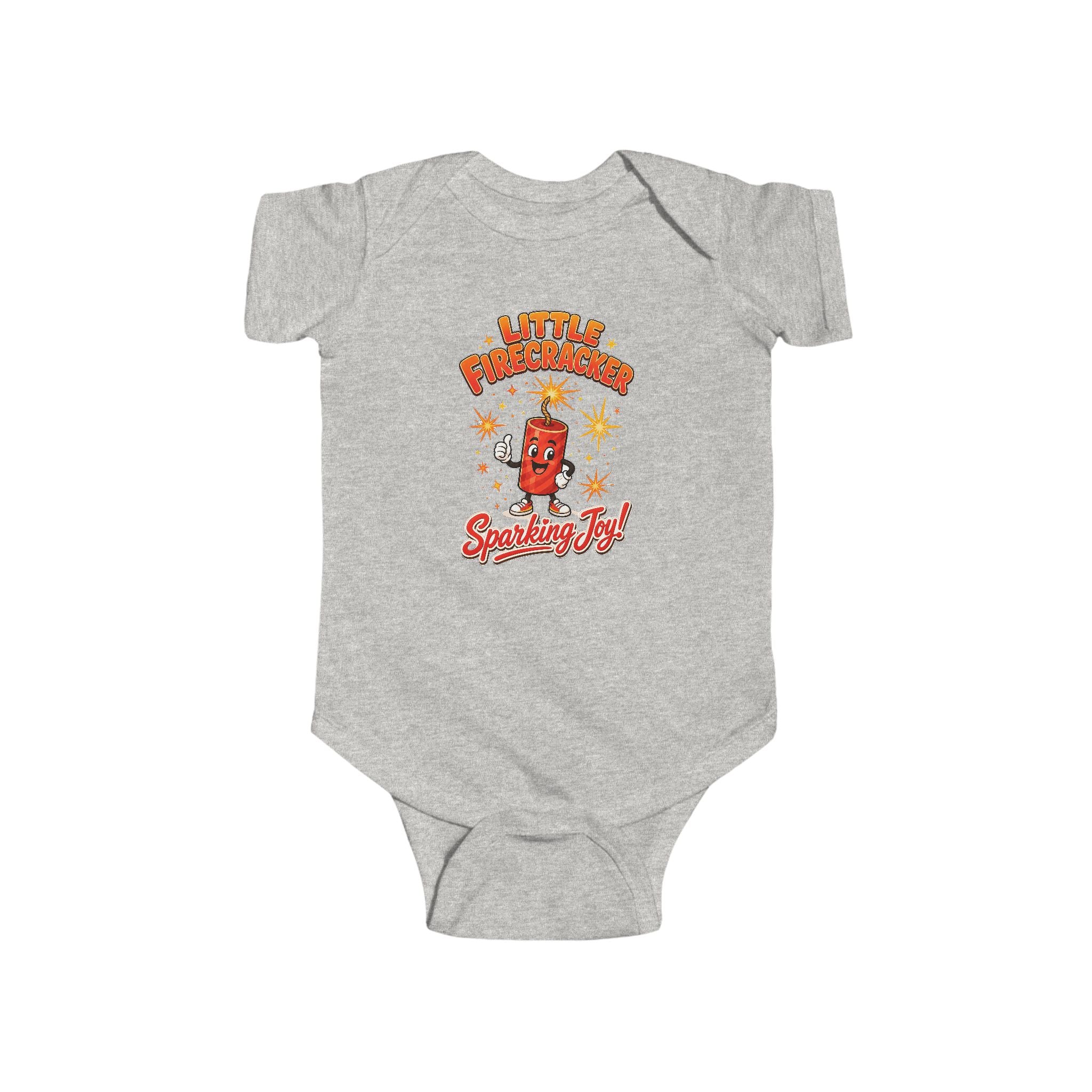 Infant Bodysuit – Little Firecracker Sparkle & Pop Graphic