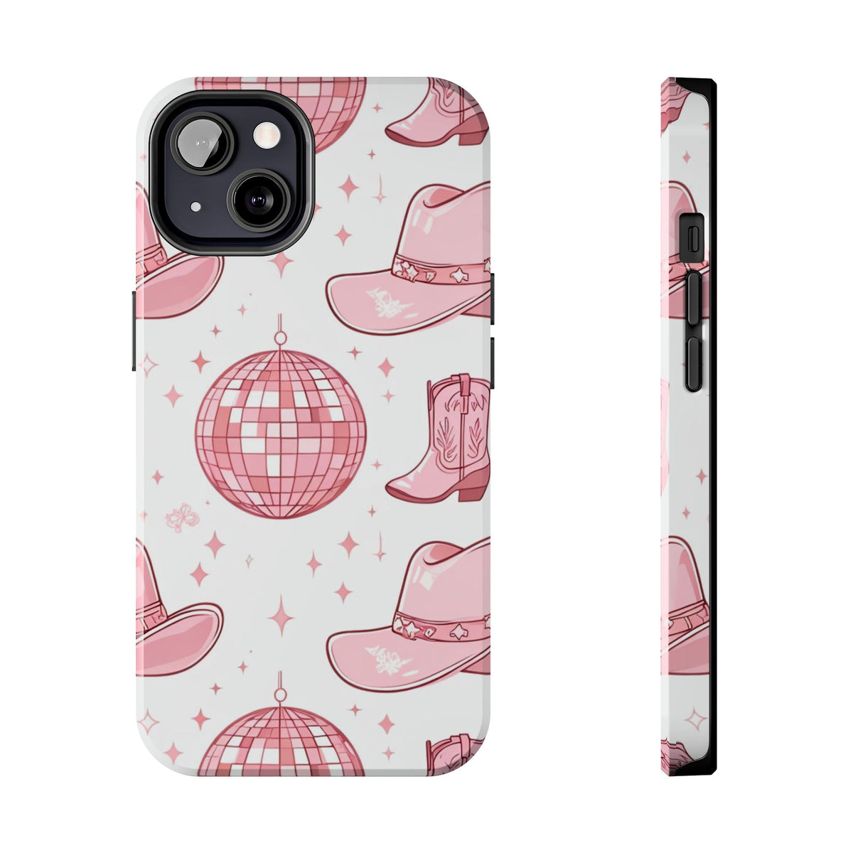 Pink Cowgirl Disco Phone Case