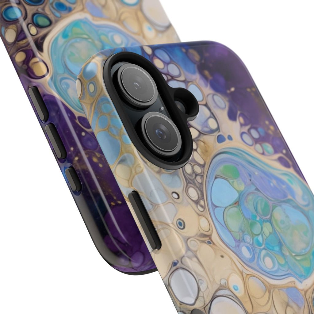 Abstract Ocean Bubble Tough Phone Case
