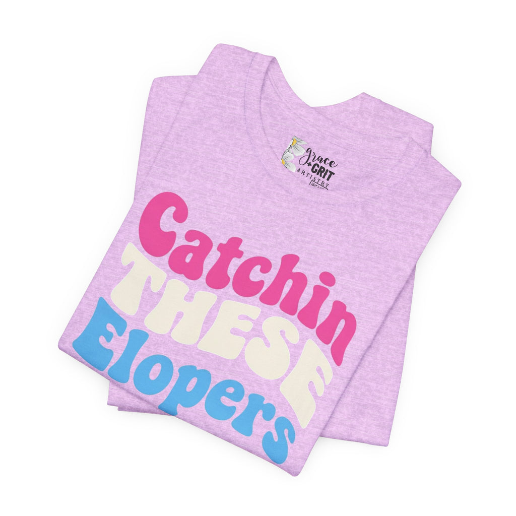 Catchin These Elopers T-Shirt | Sunglasses Beach Elopement Tee