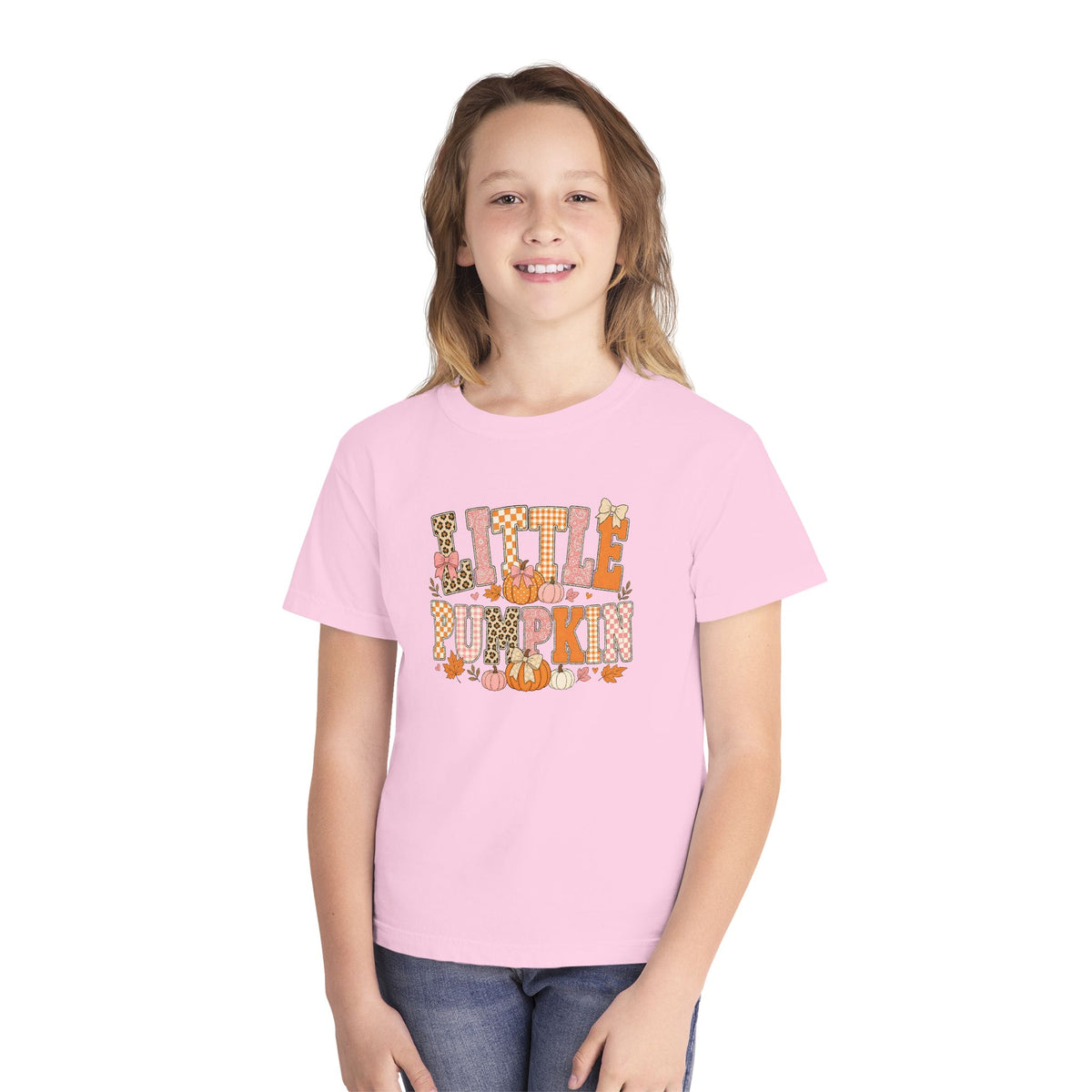 Little Pumpkin Youth T-Shirt – Cute Fall Halloween Tee