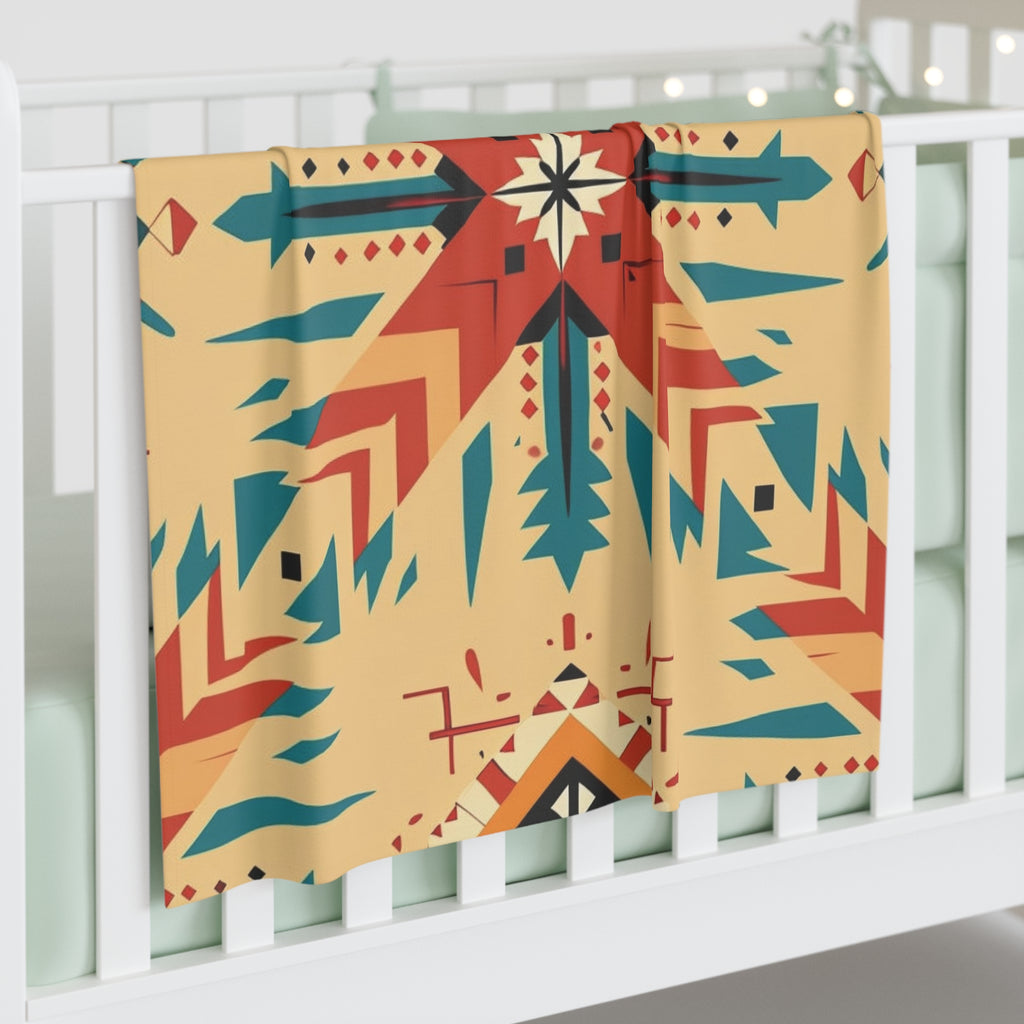Southwestern Geometric Baby Swaddle Blanket