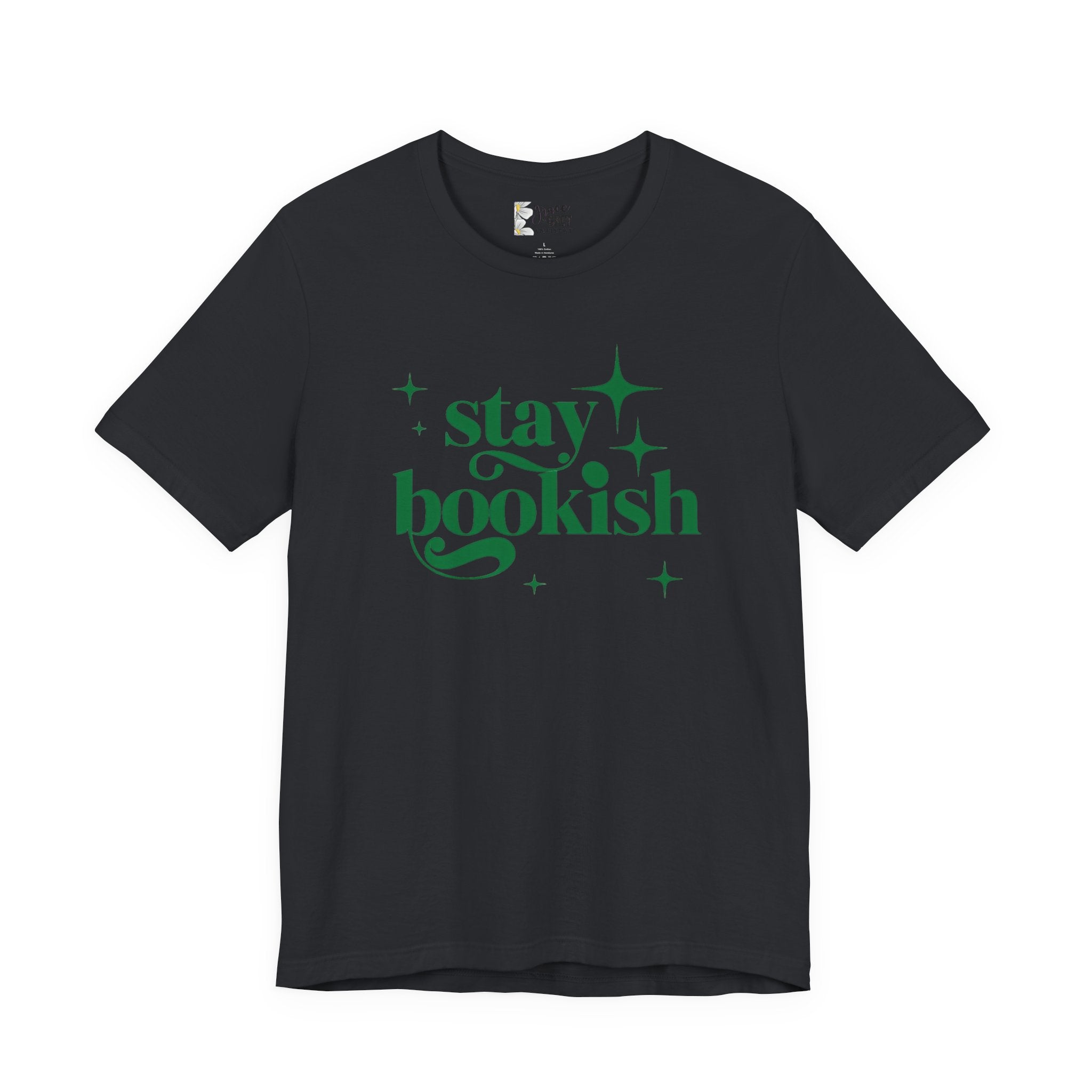 Stay Bookish T-Shirt | Book Lover Typography Tee