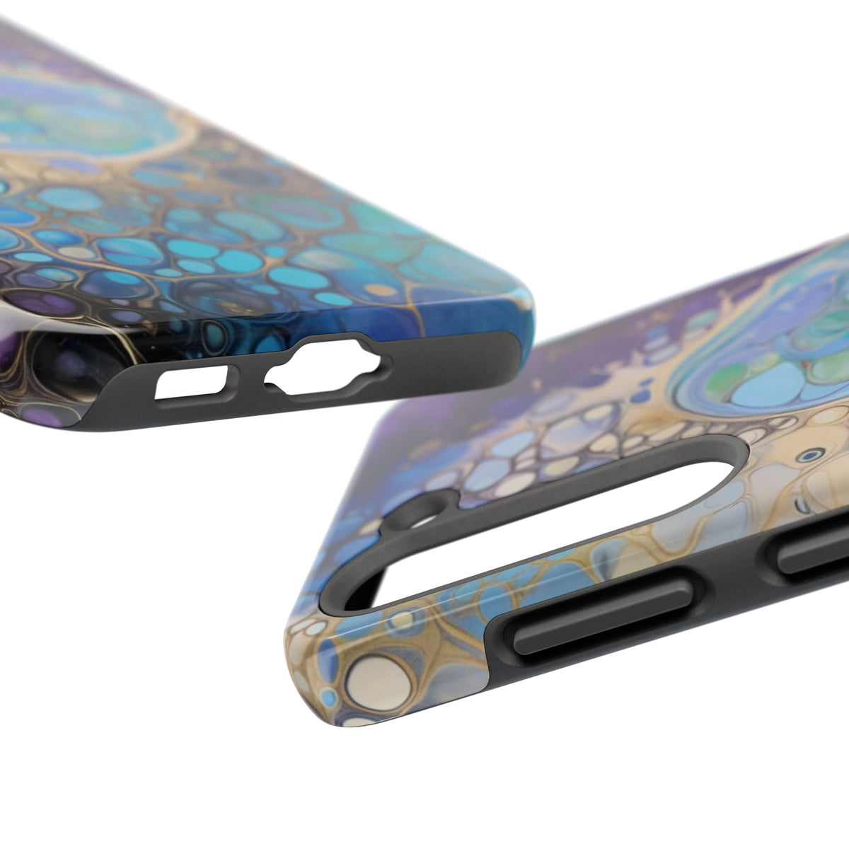 Abstract Ocean Bubble Tough Phone Case
