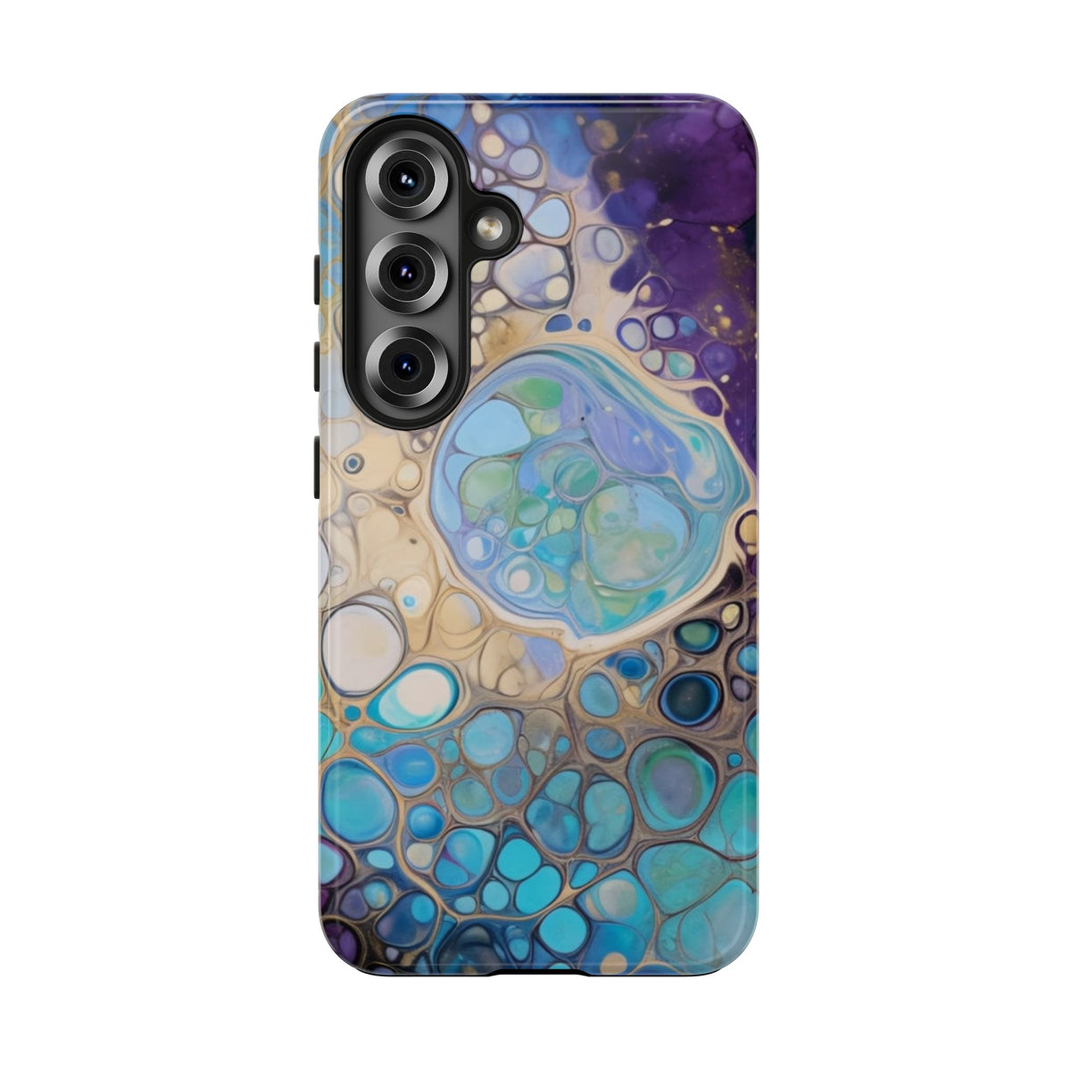 Abstract Ocean Bubble Tough Phone Case