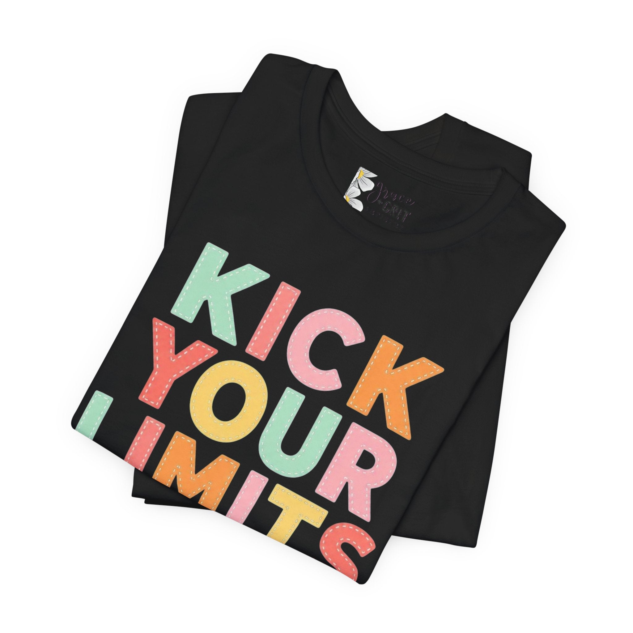 Kick Your Limits T-Shirt | Motivational Martial Arts Graphic Tee
