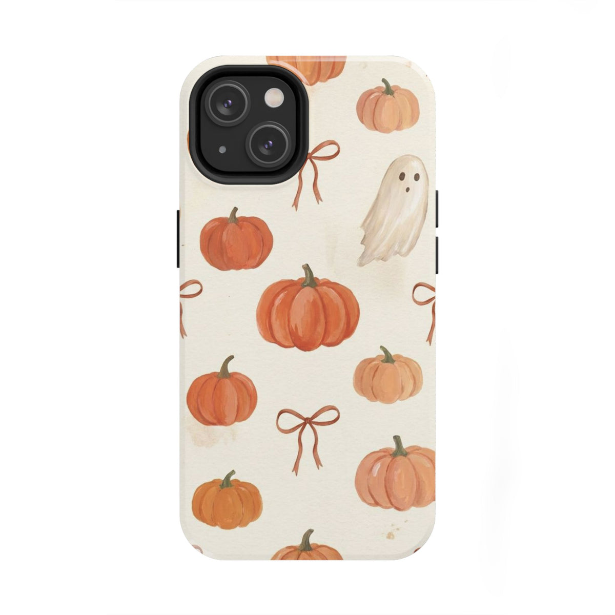 Pumpkin Ghost Phone Case – Cute Halloween Fall Pattern
