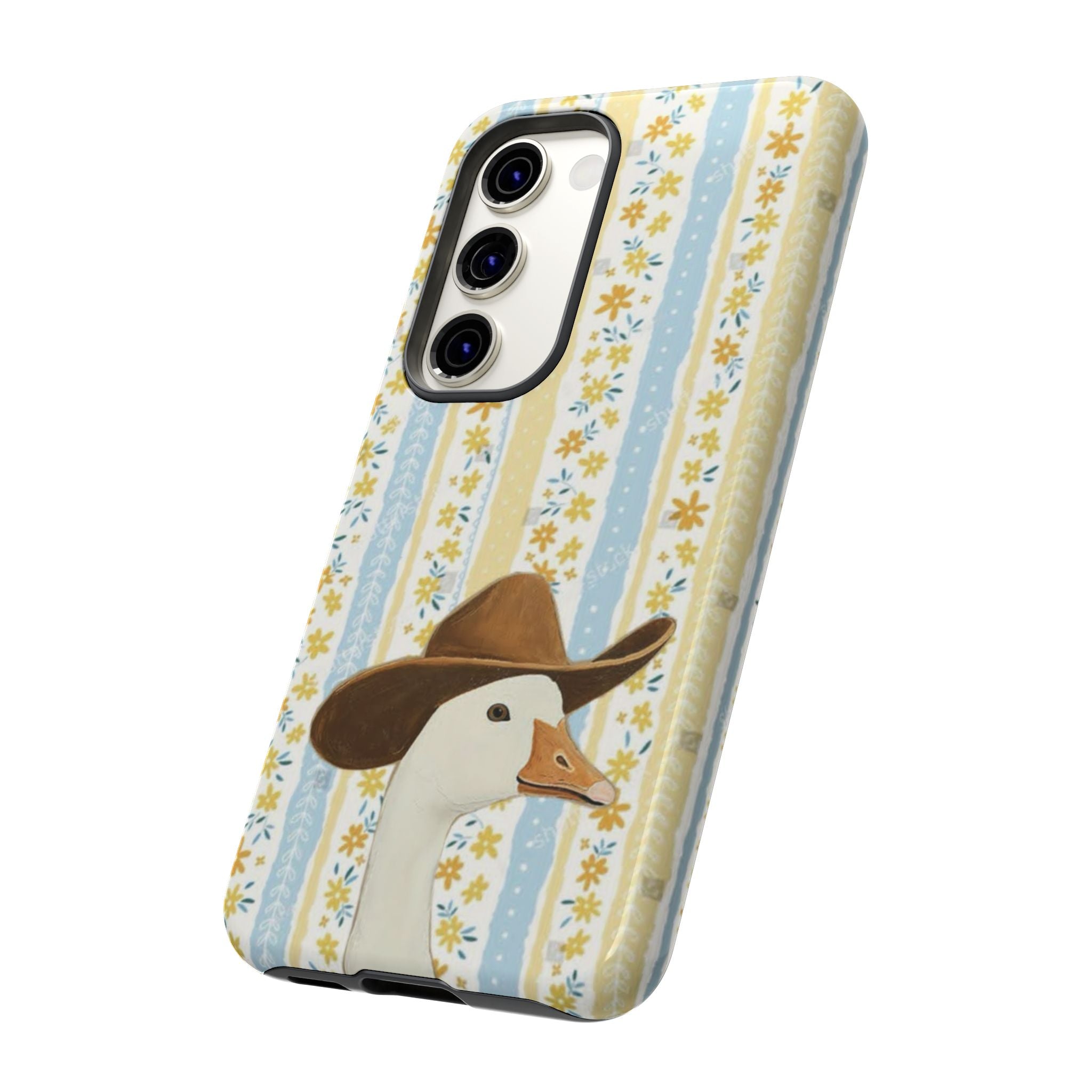 Goose Cowboy Phone Case – Cute Country Floral iPhone Cover