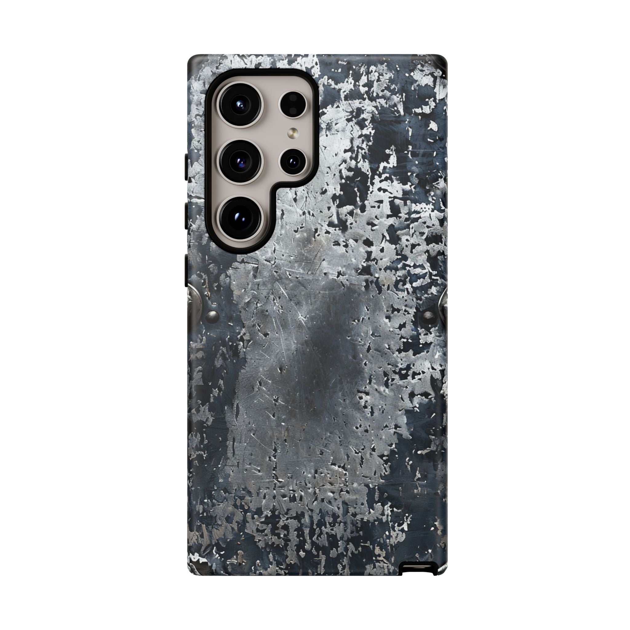 Rugged Rusted Metal Phone Case — Industrial Distressed Armor for iPhone