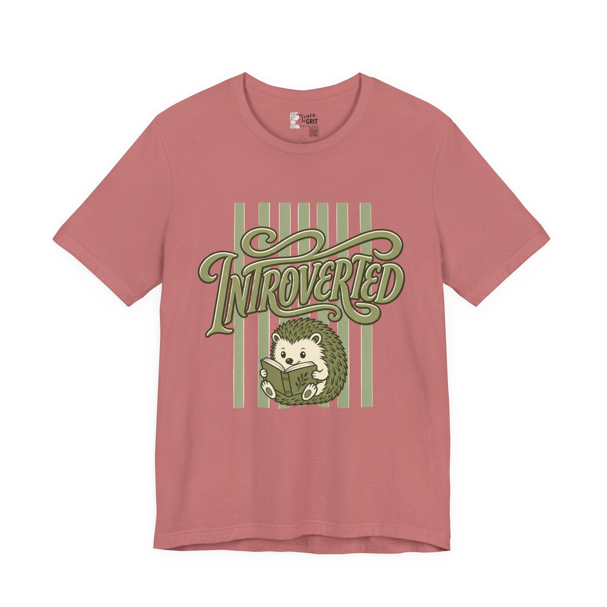 Introverted Hedgehog Tee — Cute Introvert Shirt
