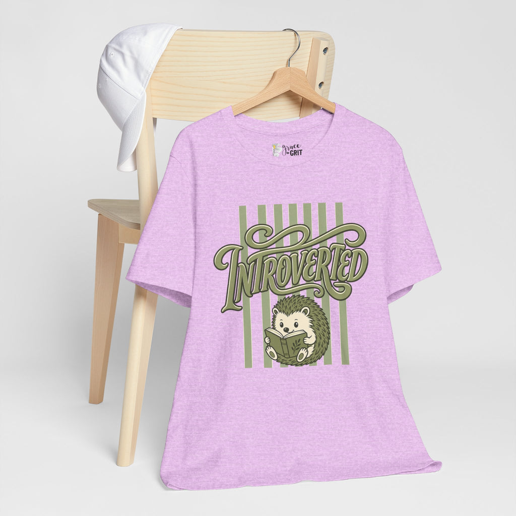 Introverted Hedgehog Tee — Cute Introvert Shirt