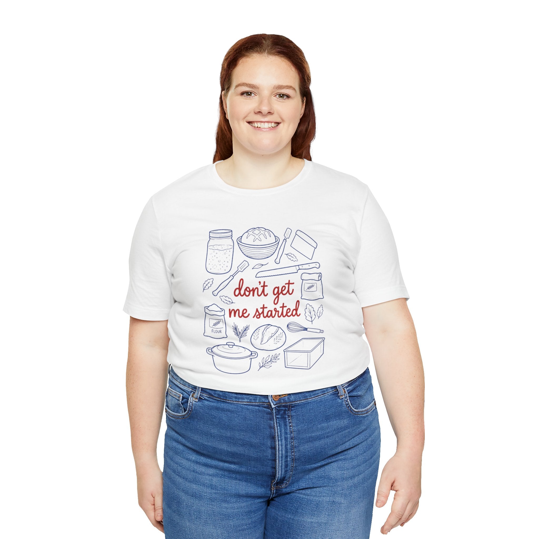 Cooking Tee — "Don't Get Me Started" Kitchen Illustration T-Shirt