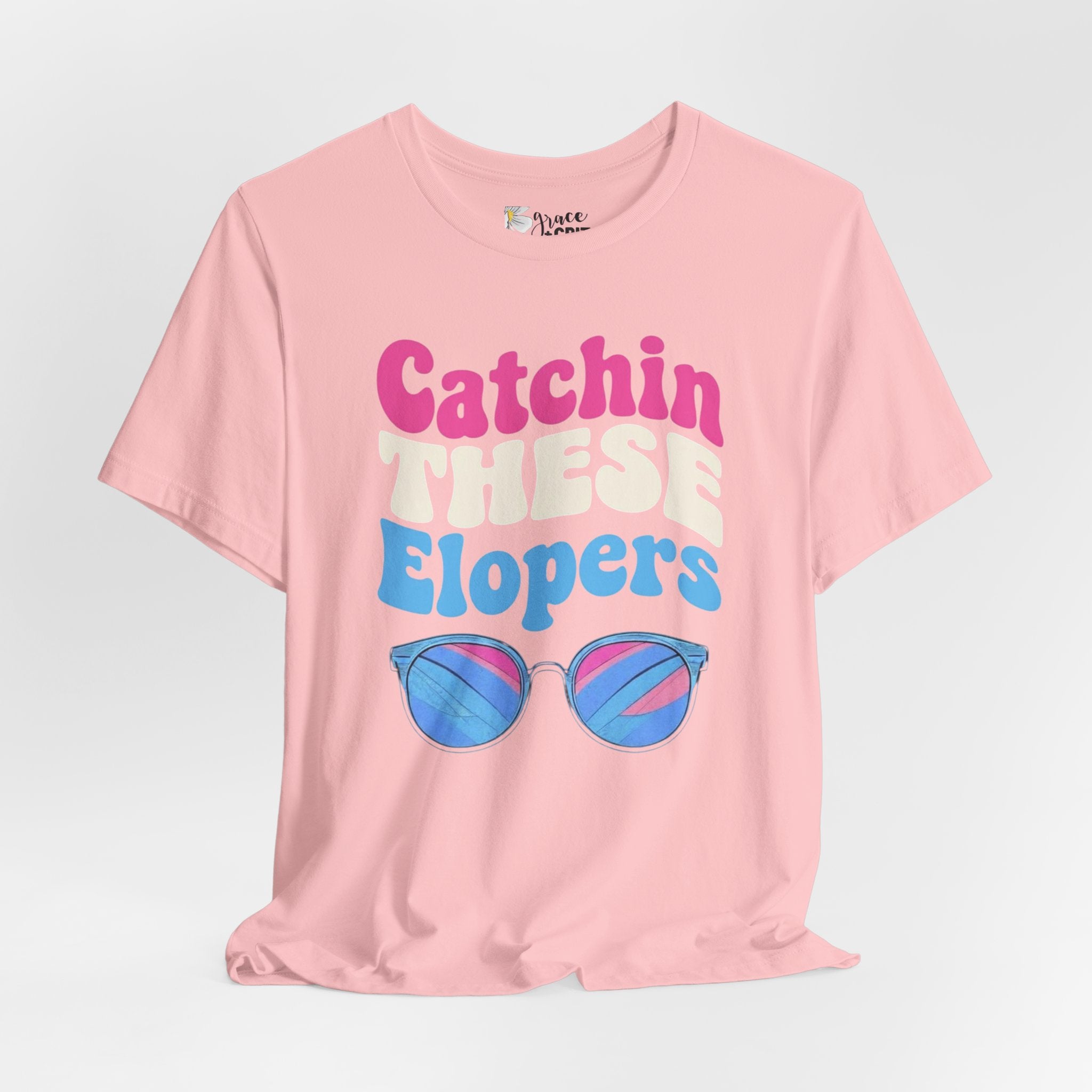 Catchin These Elopers T-Shirt | Sunglasses Beach Elopement Tee