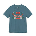 Nurse Floral Tee — Cute Strawberry & Bow Nurse T-Shirt
