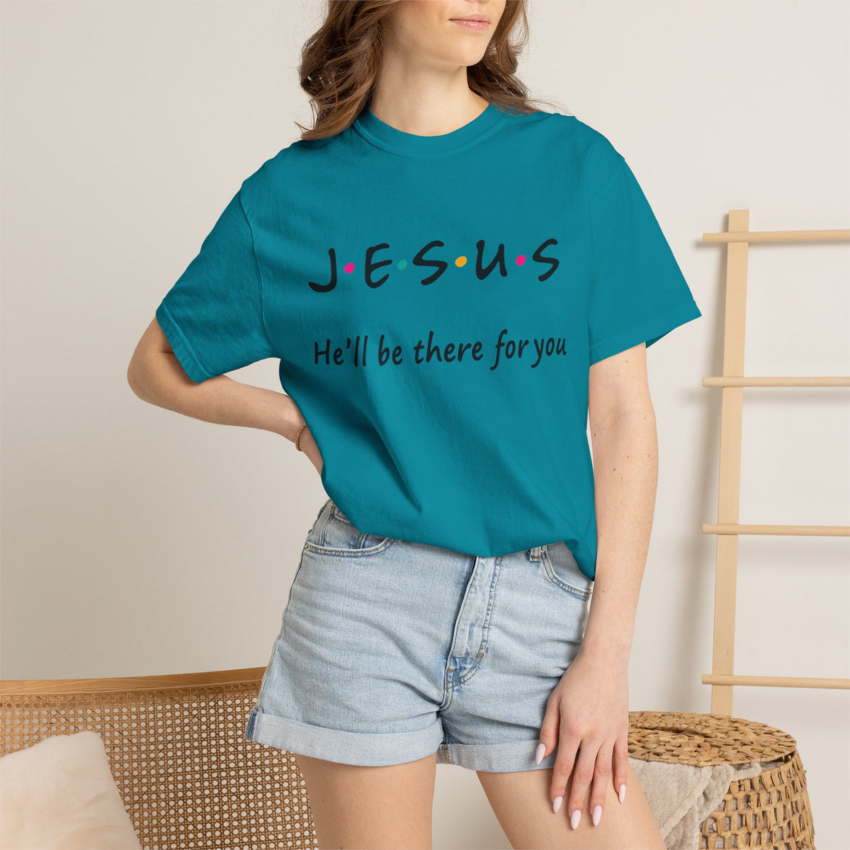 Jesus He’ll Be There for You Christian T-Shirt