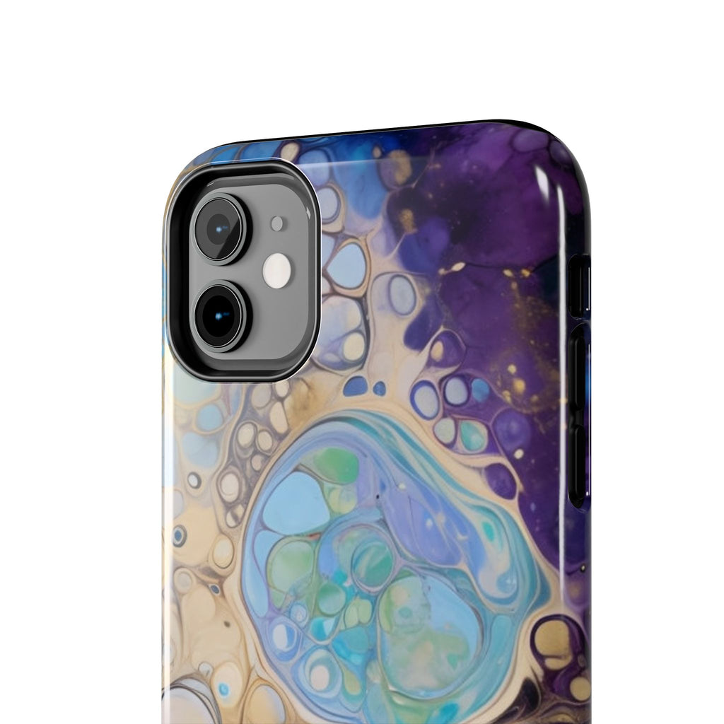 Abstract Ocean Bubble Tough Phone Case