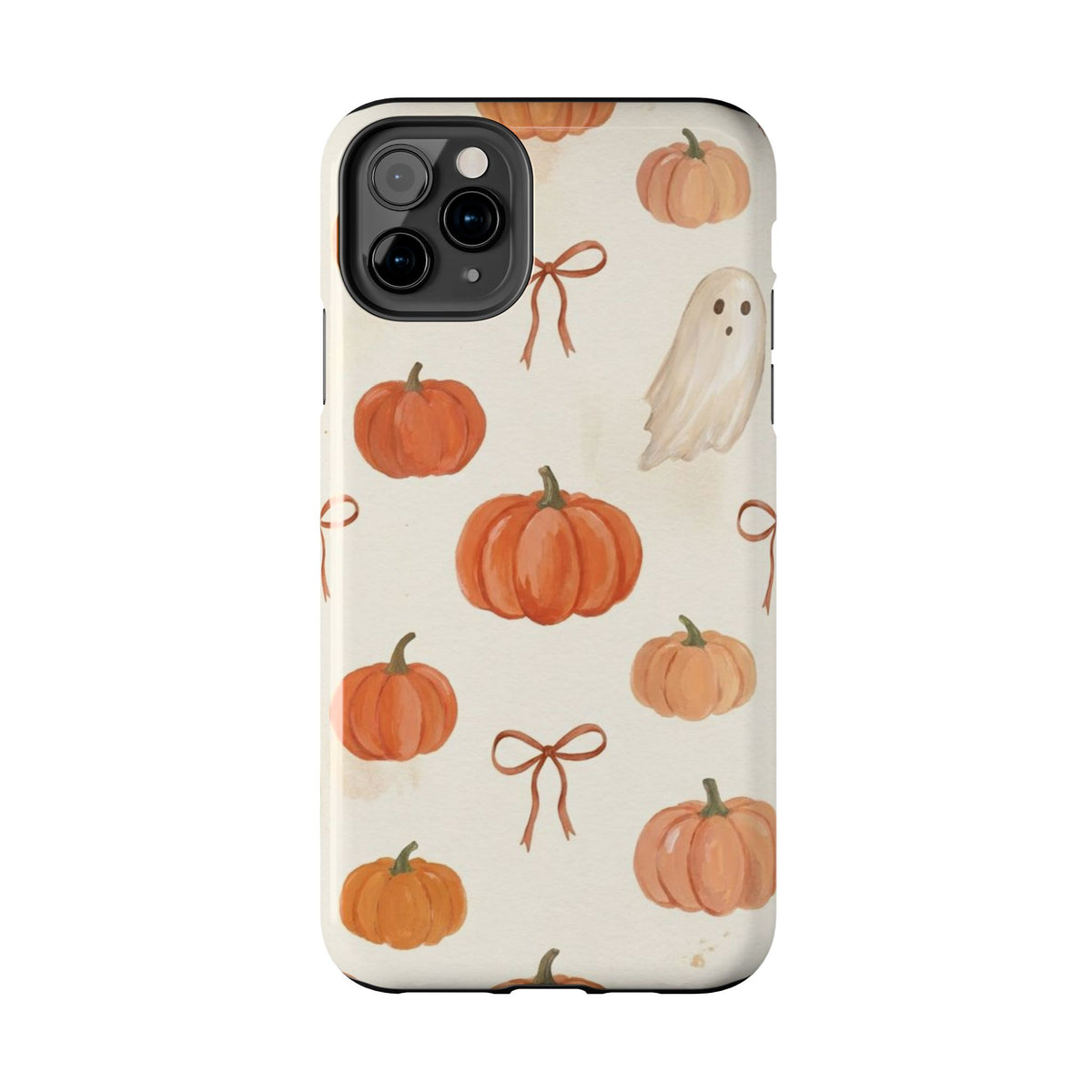 Pumpkin Ghost Phone Case – Cute Halloween Fall Pattern