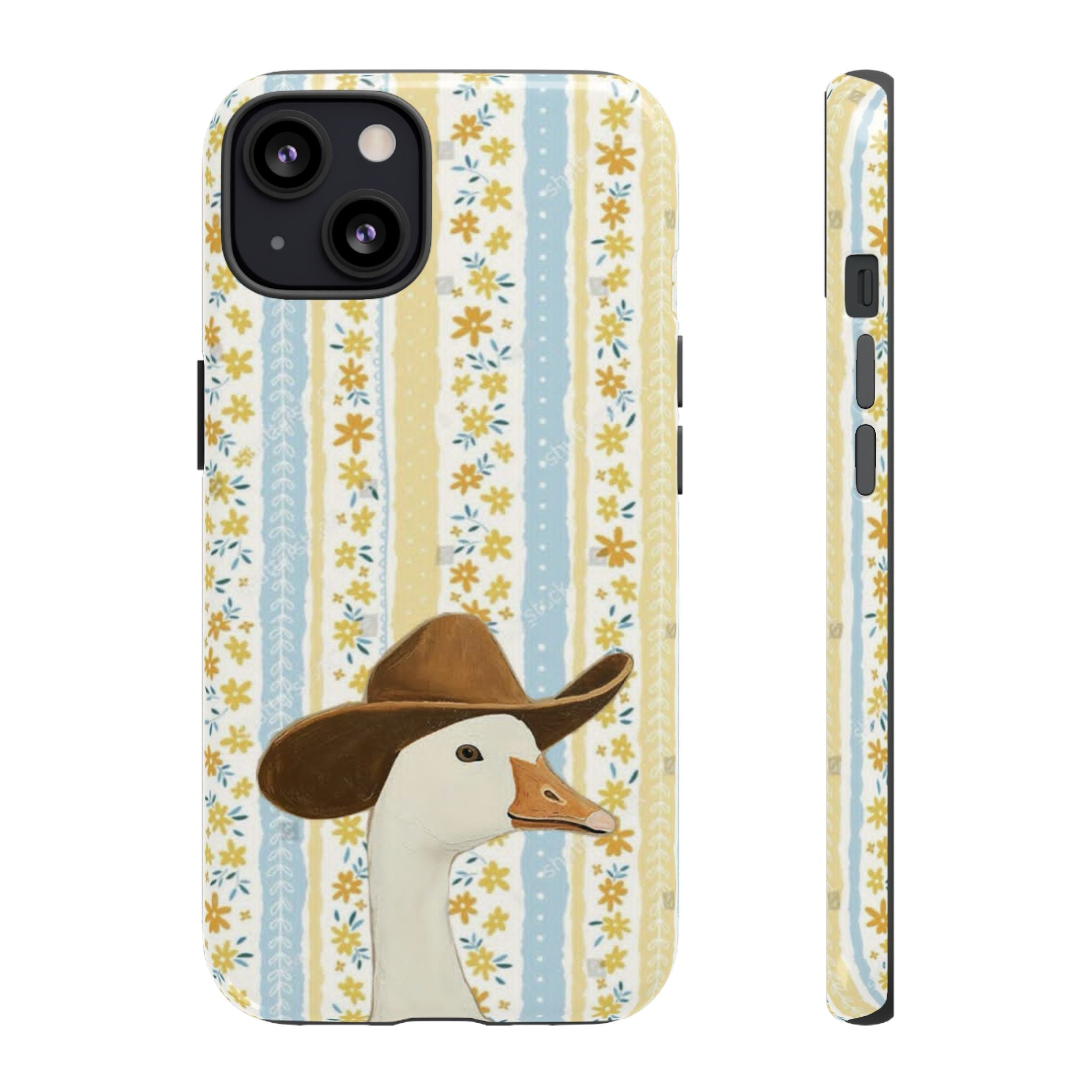Goose Cowboy Phone Case – Cute Country Floral iPhone Cover