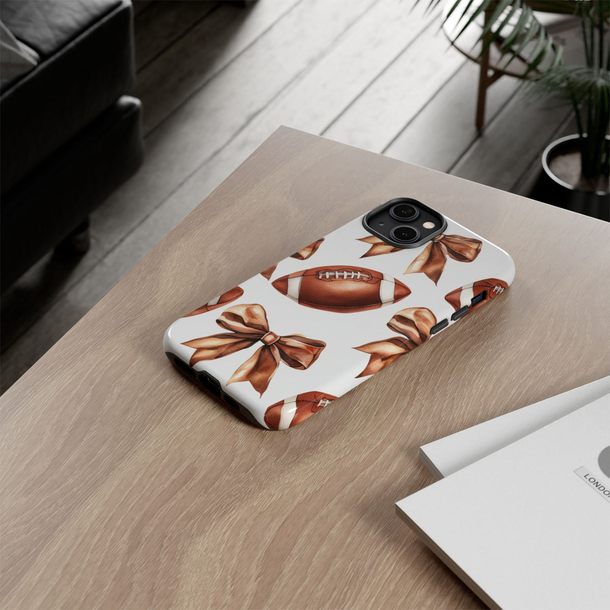 Football Bow Phone Case