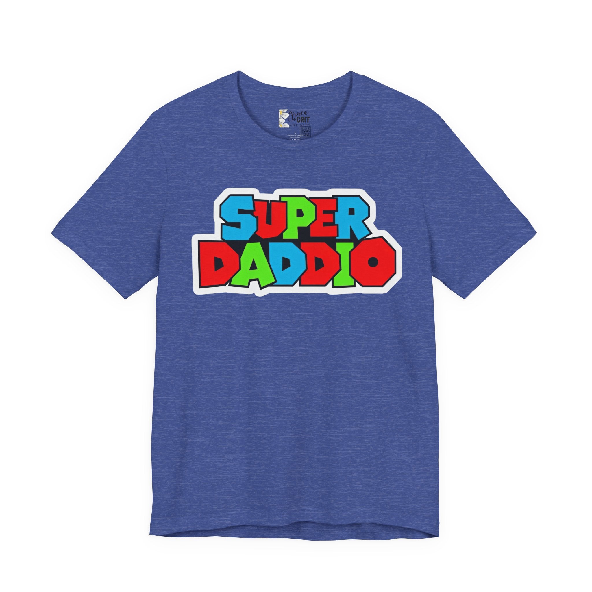 Super Daddio T-Shirt — Retro Gamer Dad Father's Day Tee