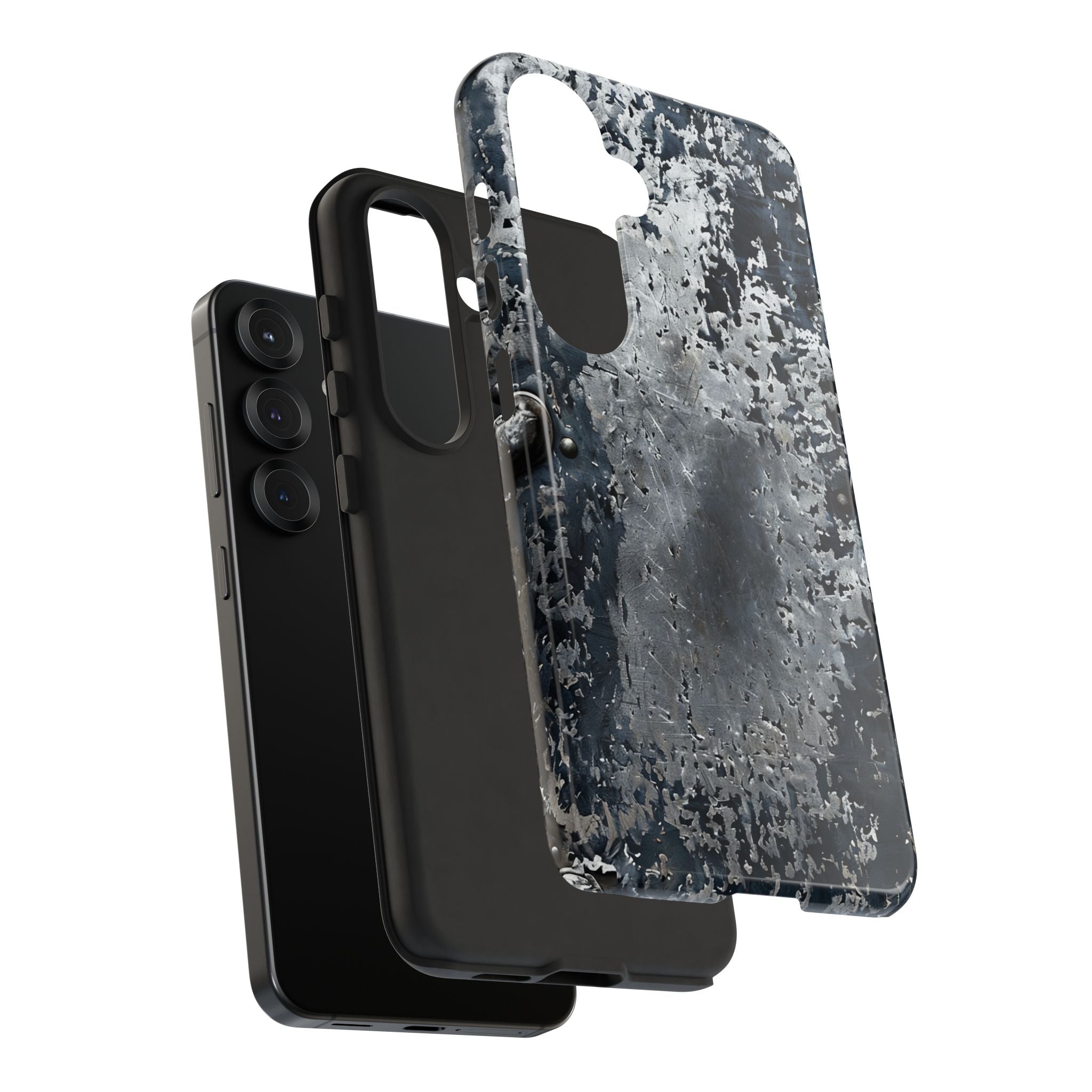 Rugged Rusted Metal Phone Case — Industrial Distressed Armor for iPhone
