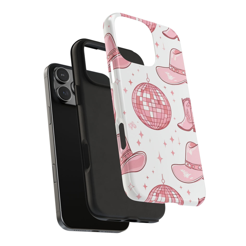 Pink Cowgirl Disco Phone Case