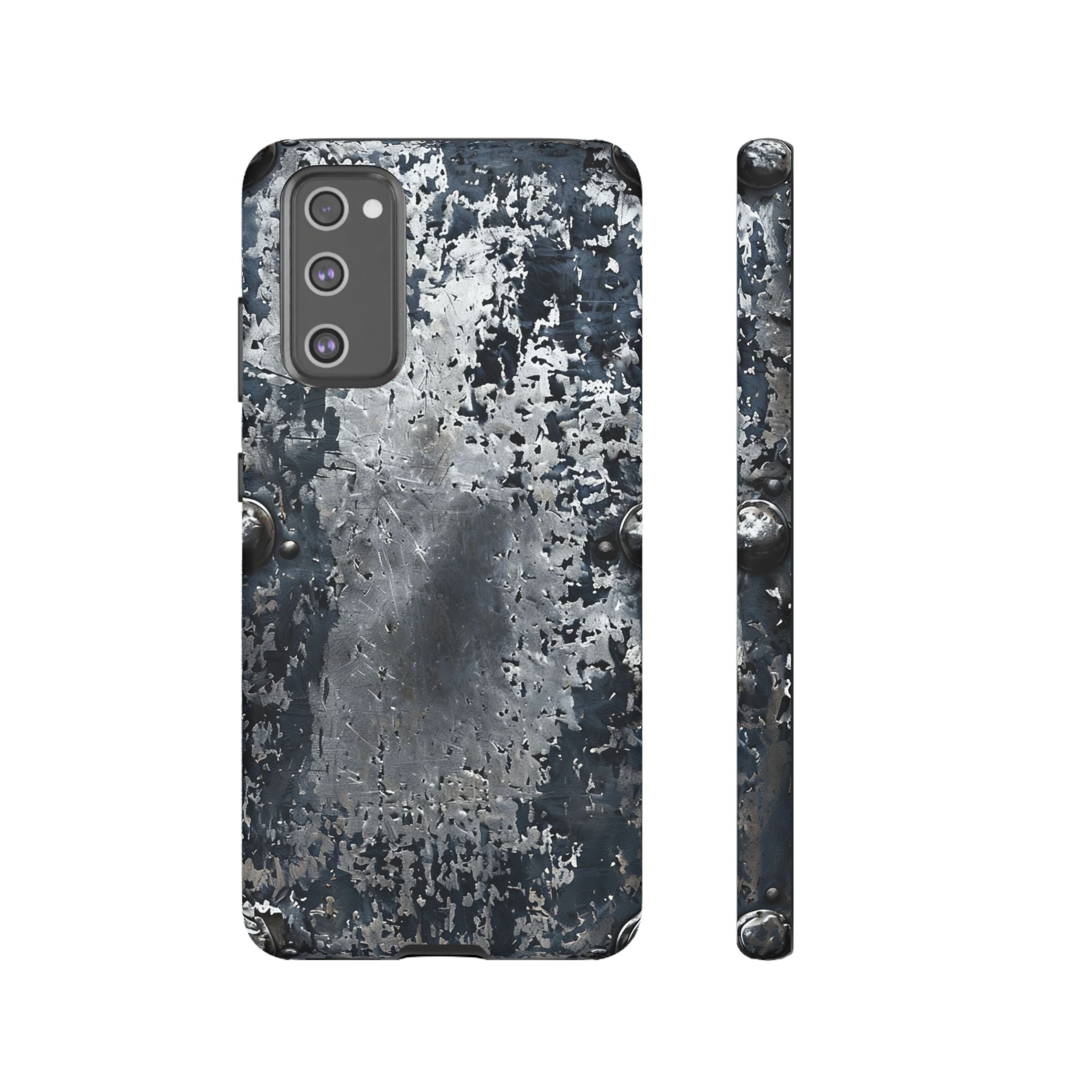 Rugged Rusted Metal Phone Case — Industrial Distressed Armor for iPhone