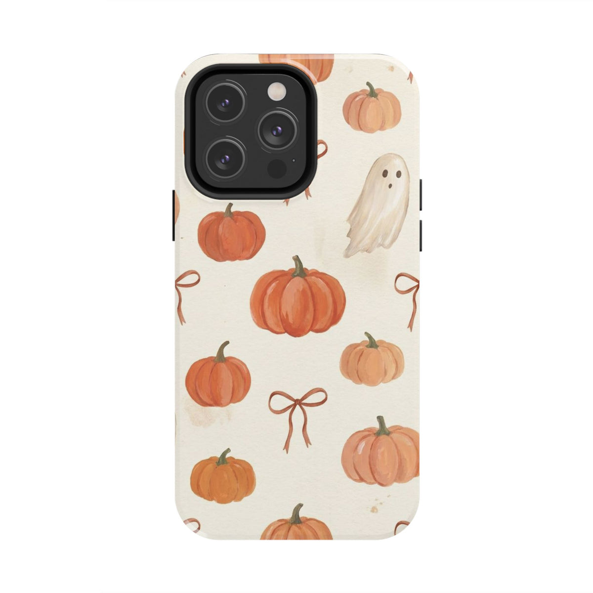 Pumpkin Ghost Phone Case – Cute Halloween Fall Pattern