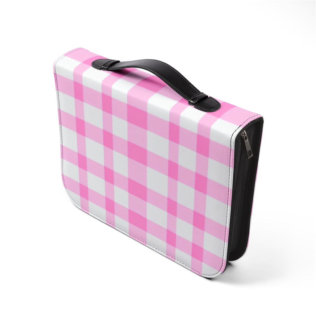 Pink Gingham Bible Cover