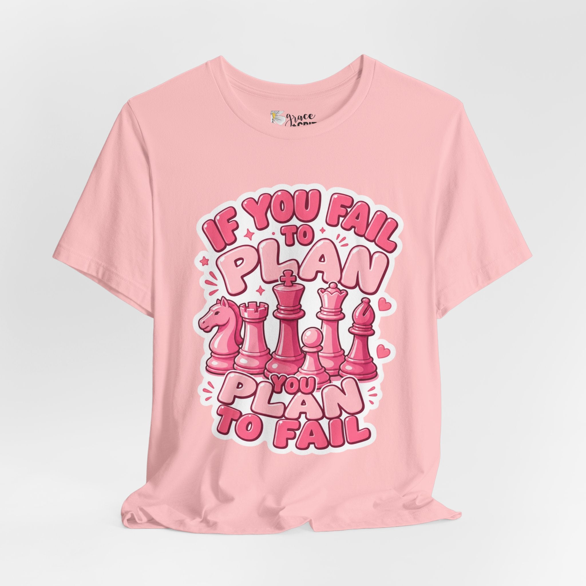 Plan to Win Chess T‑Shirt — "If You Fail to Plan You Plan to Fail" Motivational Tee