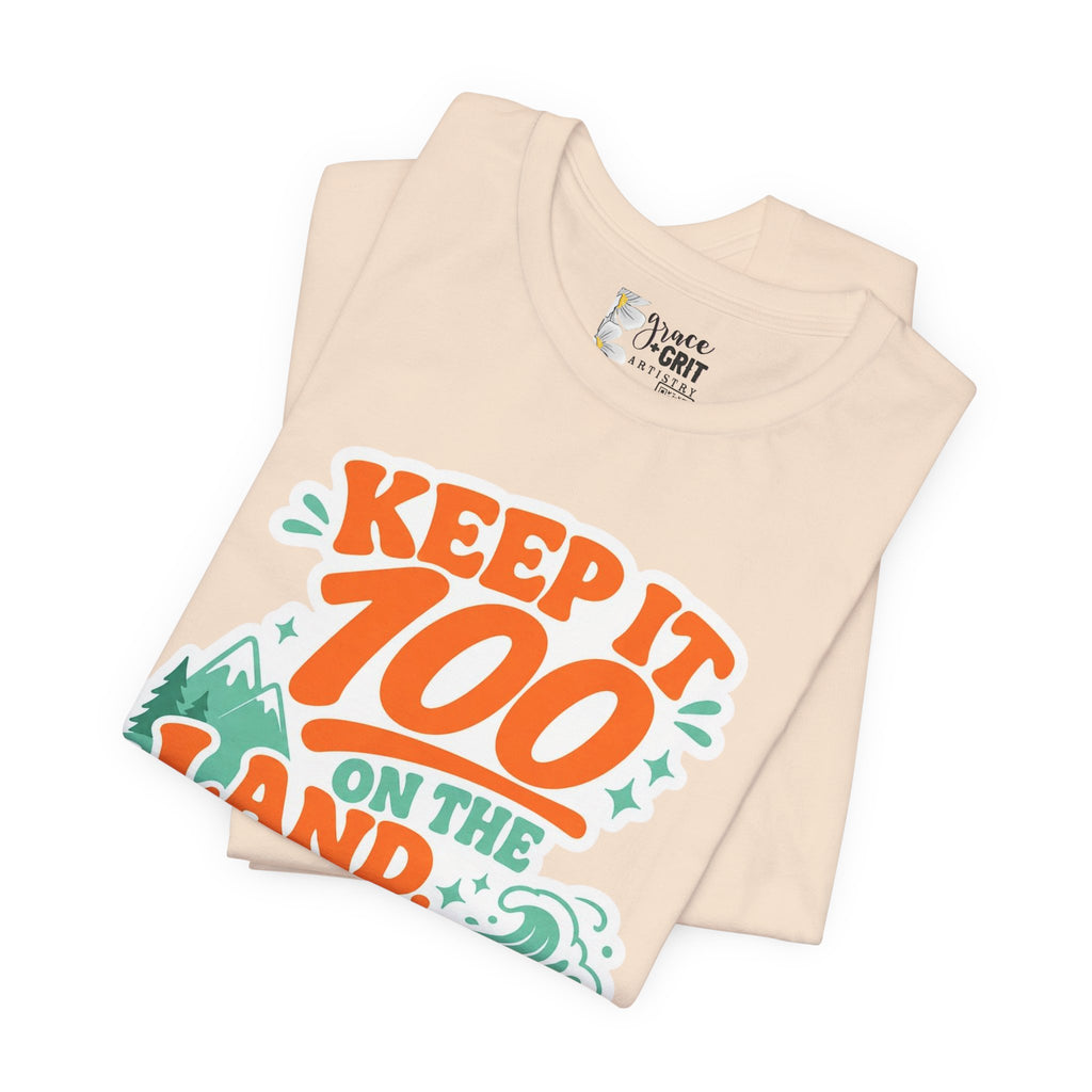 Keep It 100 Tee — On the Land, The Sea, The Sky Graphic T-Shirt