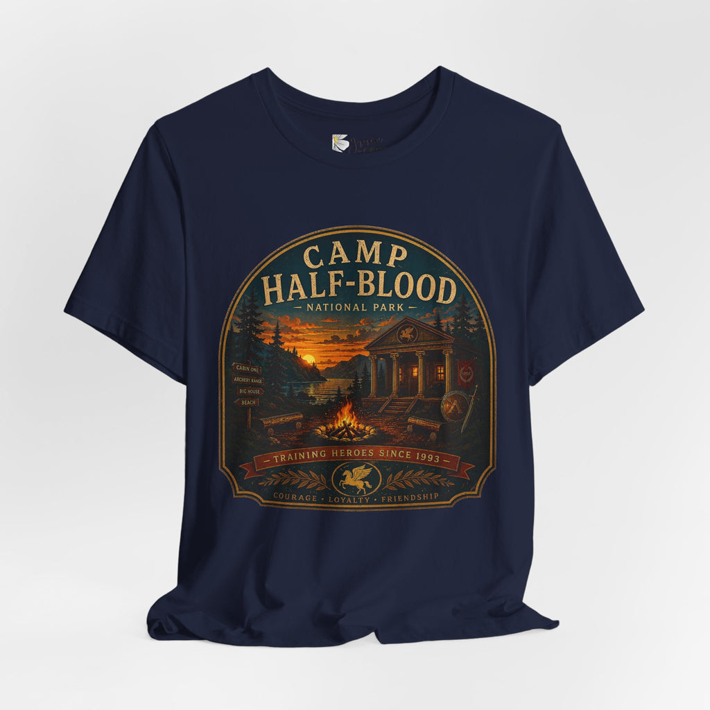 Camp Half-Blood Graphic Tee — Vintage National Park Percy Jackson Shirt