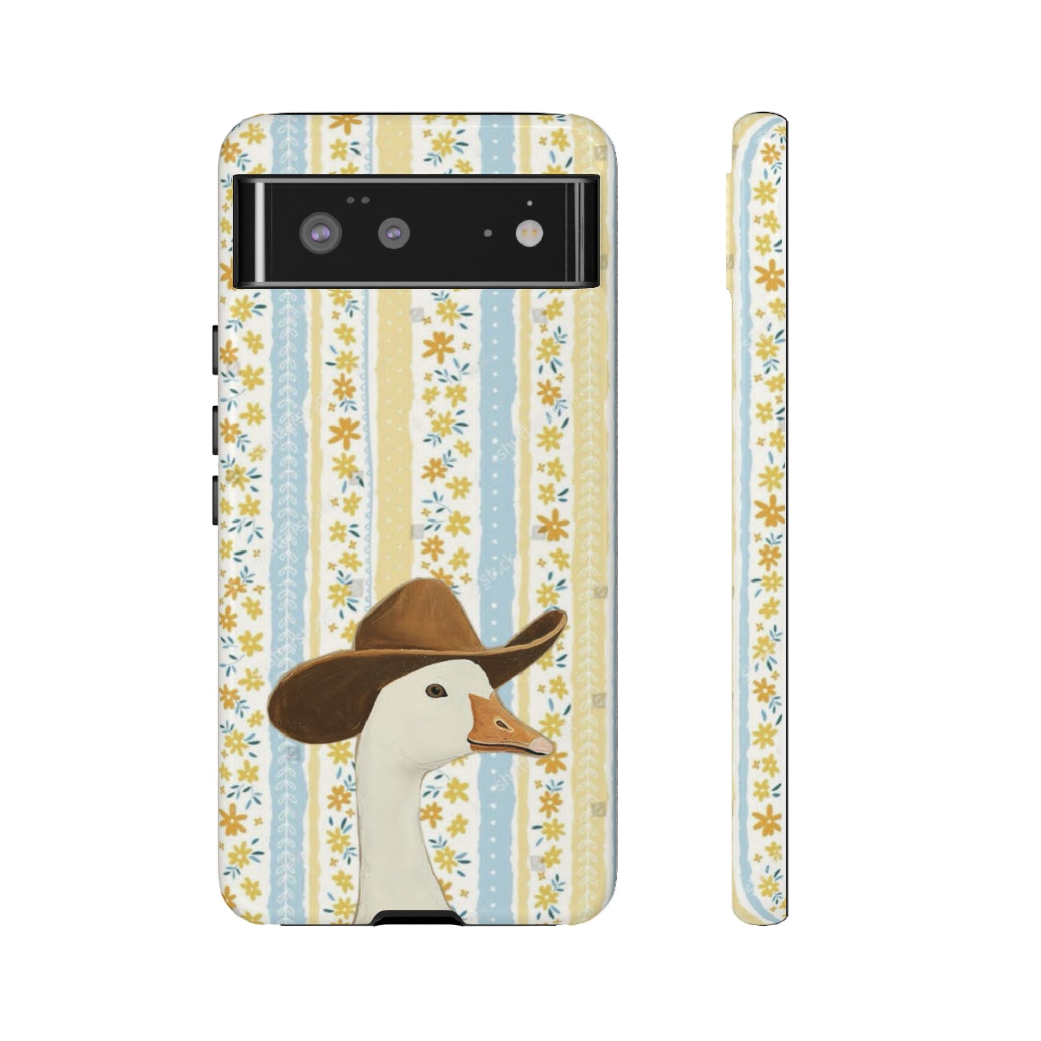 Goose Cowboy Phone Case – Cute Country Floral iPhone Cover
