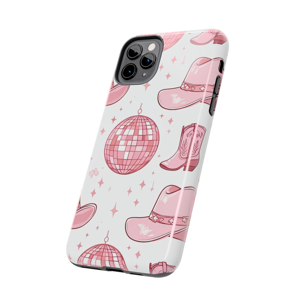Pink Cowgirl Disco Phone Case