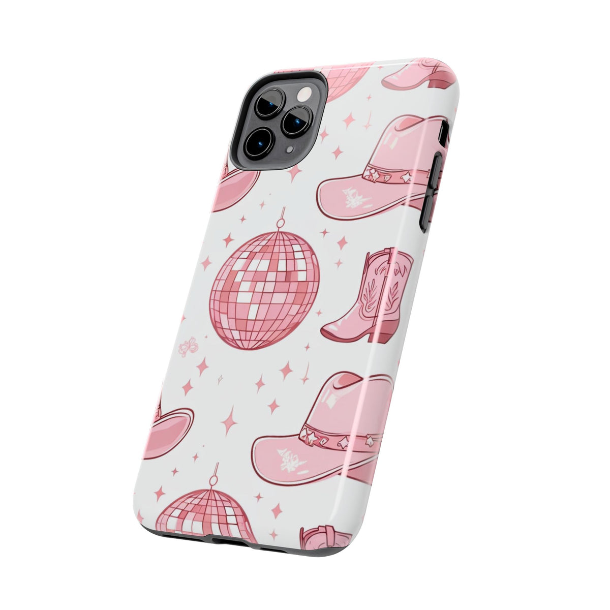 Pink Cowgirl Disco Phone Case