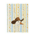 Cowboy Goose Velveteen Plush Blanket – Cute Farm Animal Throw for Nursery & Cozy Home Decor