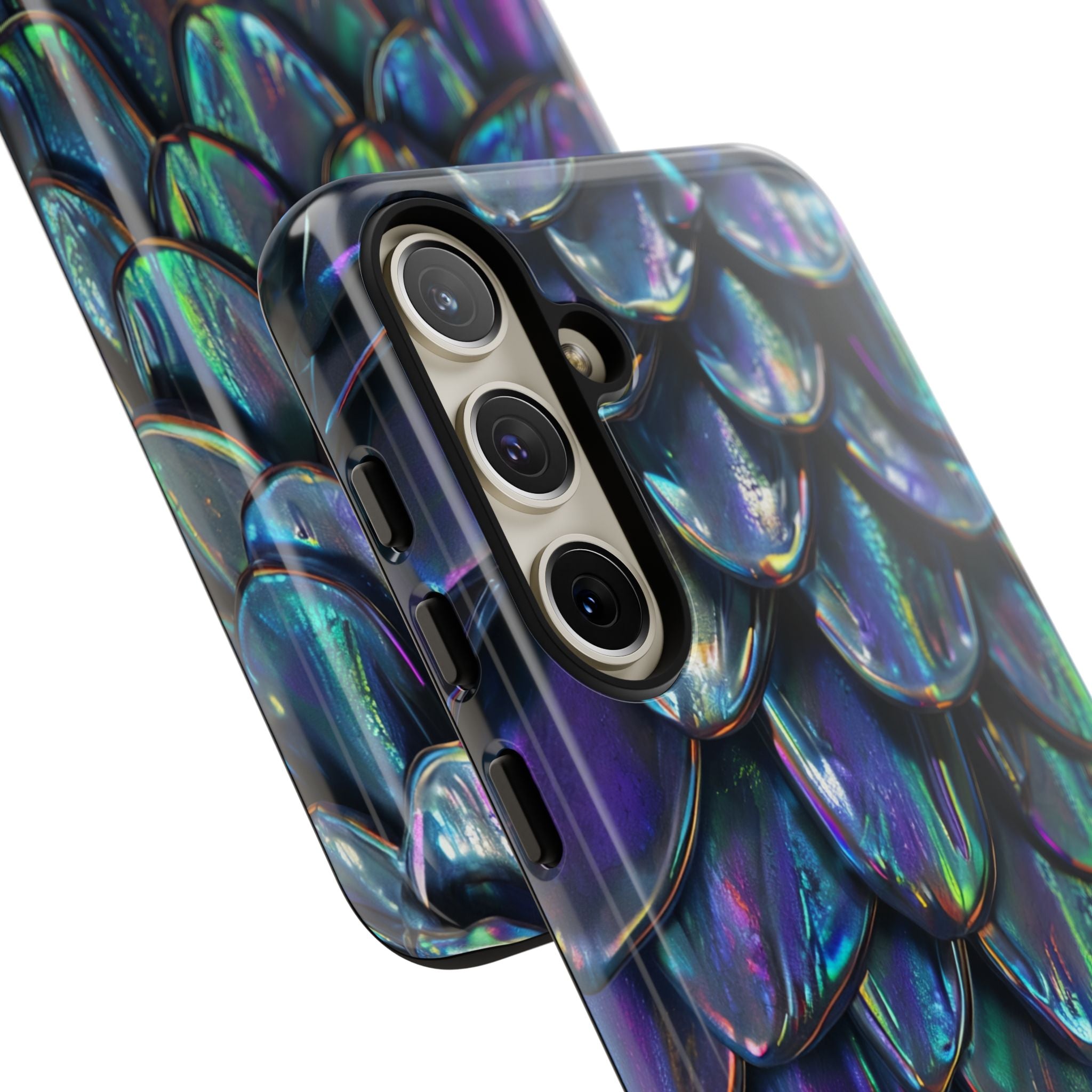 Dragon Scale Phone Case — Iridescent Dragon Scale Tough Case