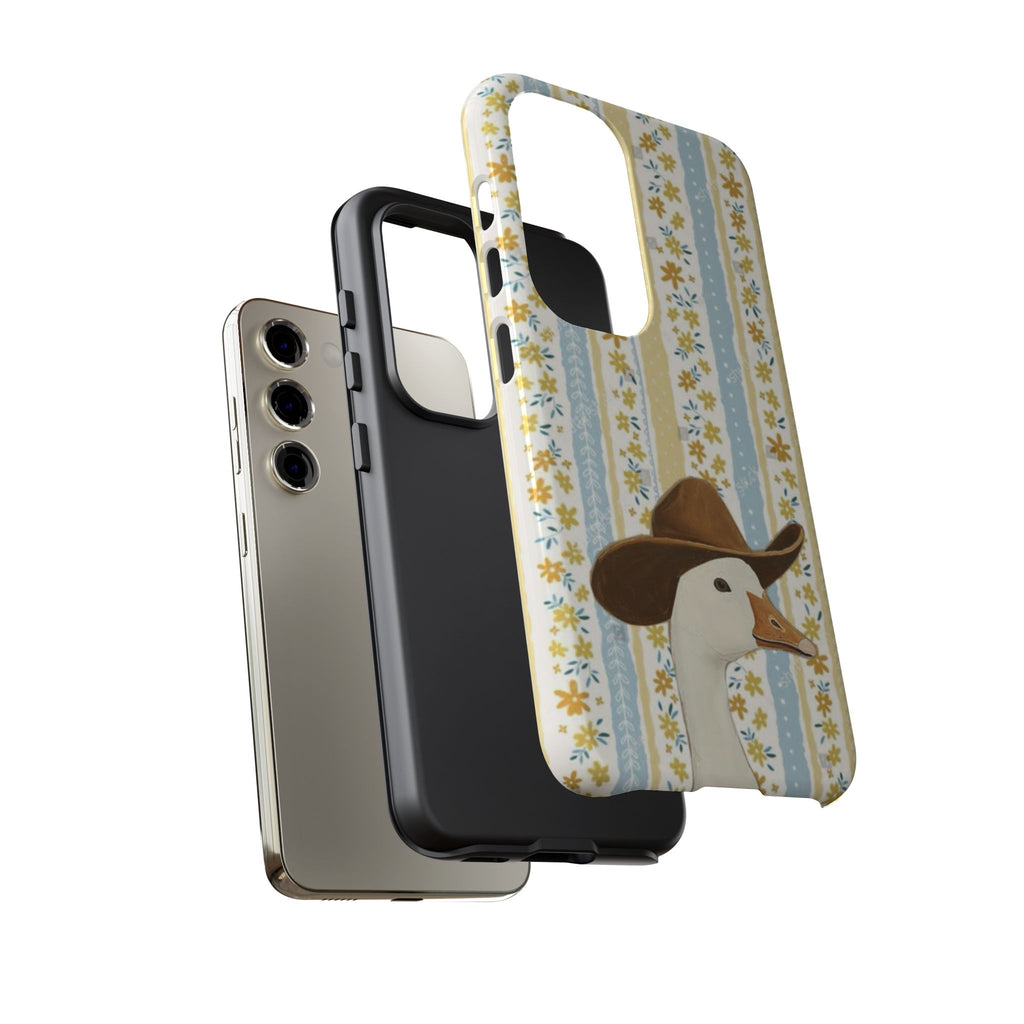 Goose Cowboy Phone Case – Cute Country Floral iPhone Cover