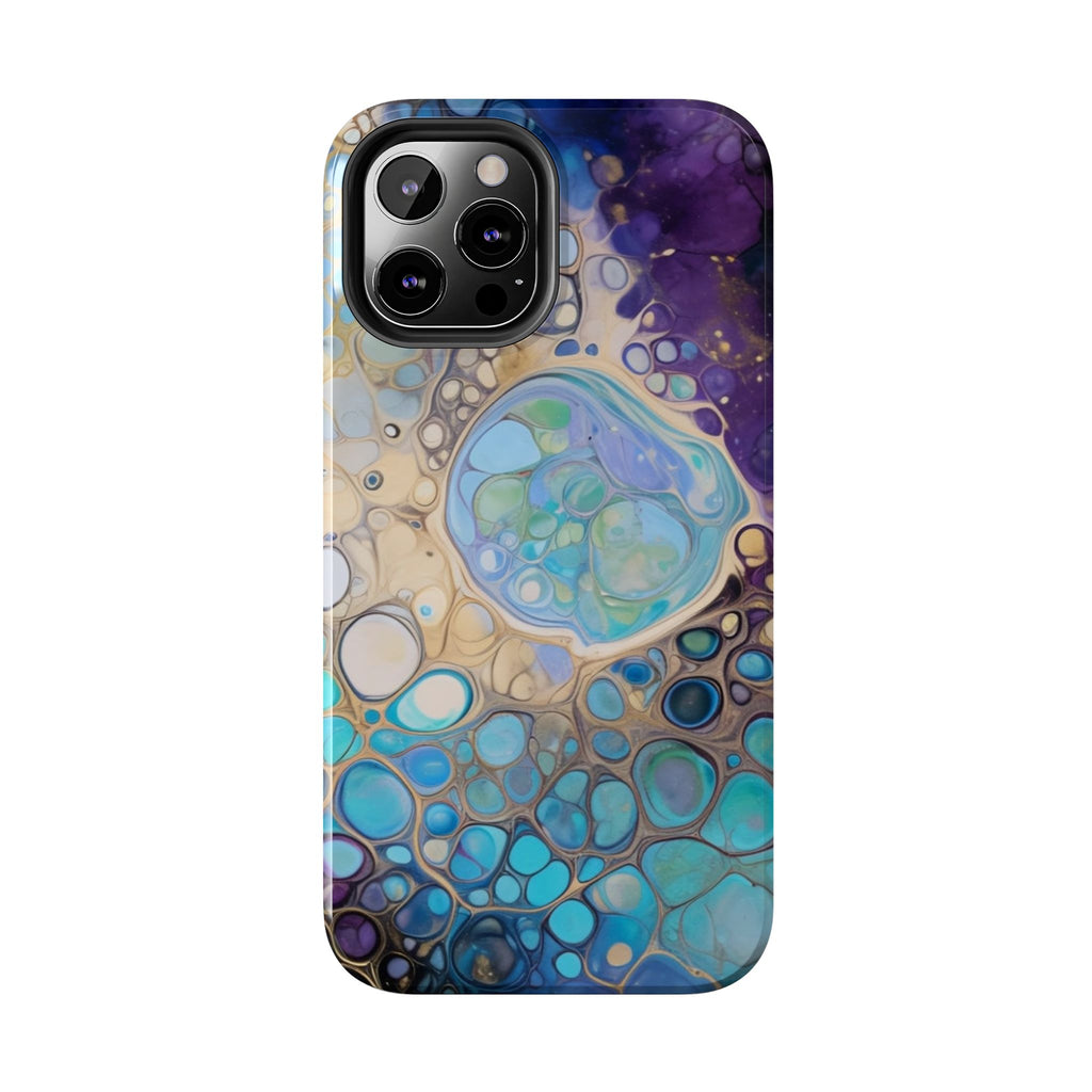Abstract Ocean Bubble Tough Phone Case