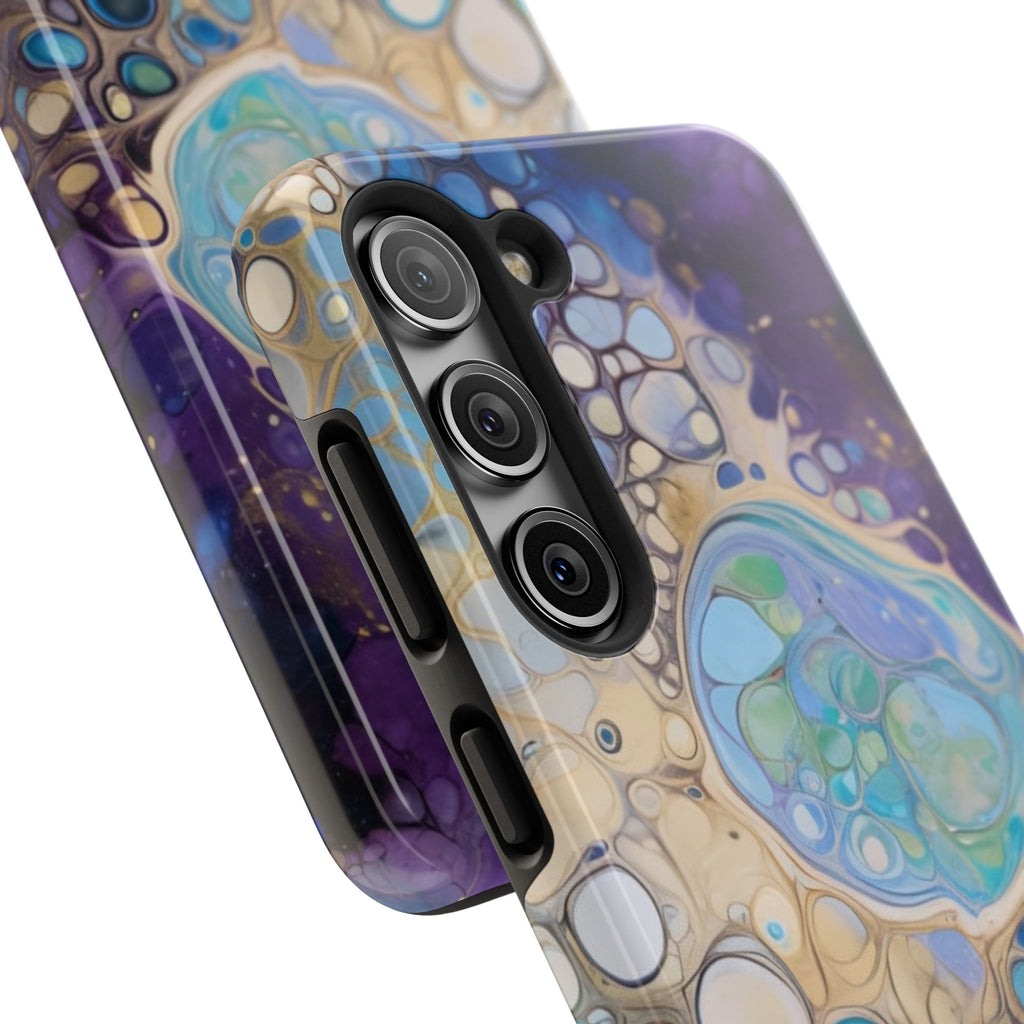 Abstract Ocean Bubble Tough Phone Case