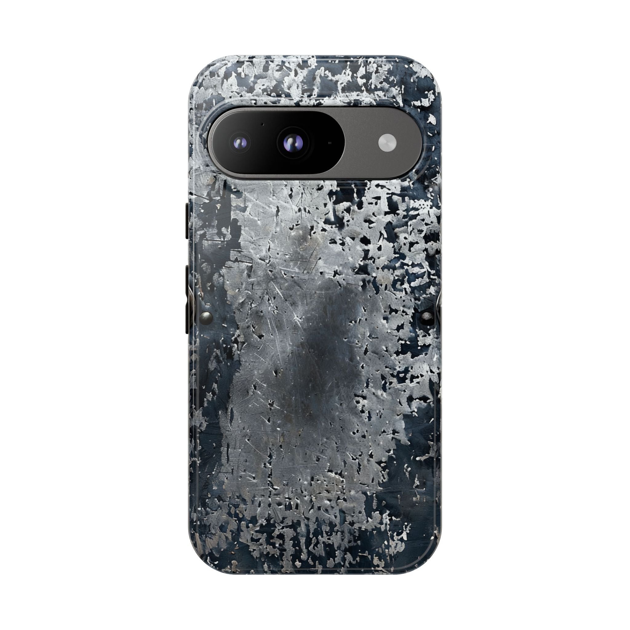 Rugged Rusted Metal Phone Case — Industrial Distressed Armor for iPhone