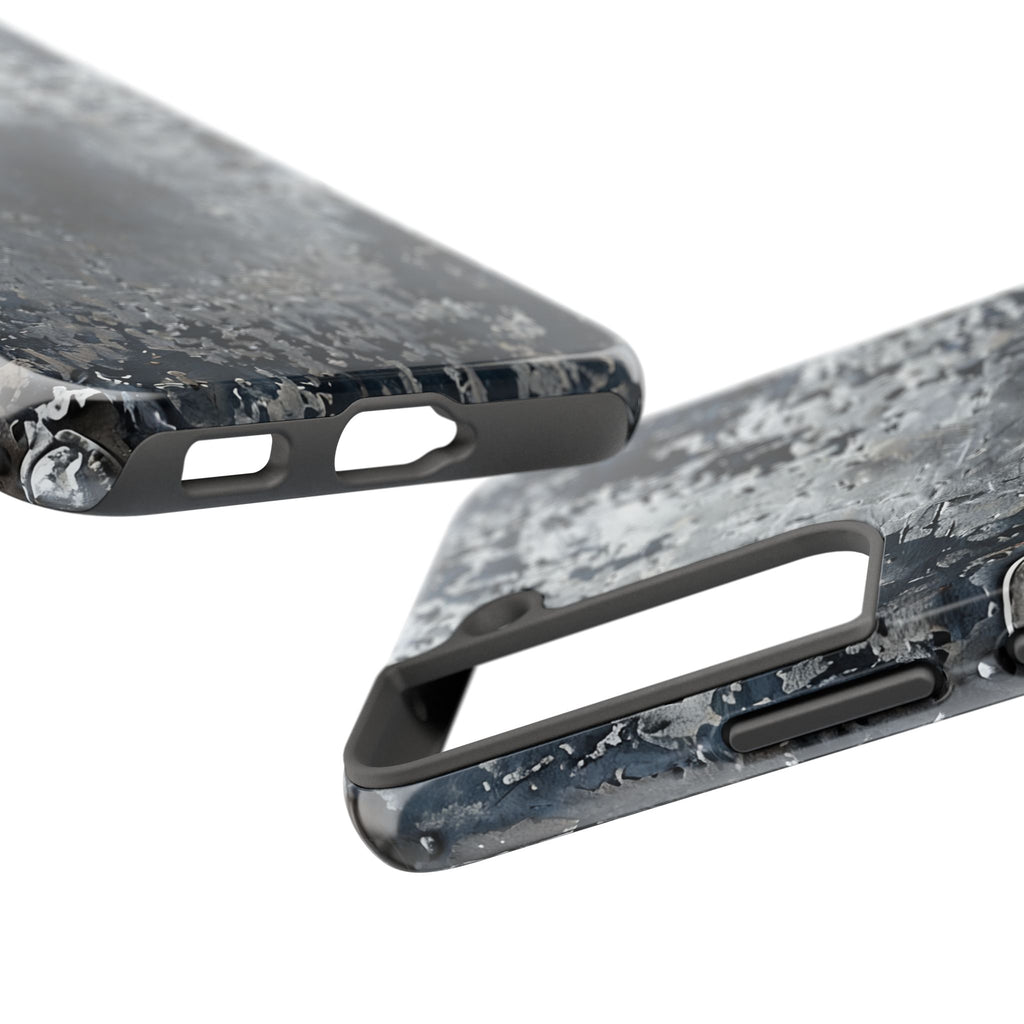 Rugged Distressed Metal Phone Case — Industrial Grunge iPhone Cover