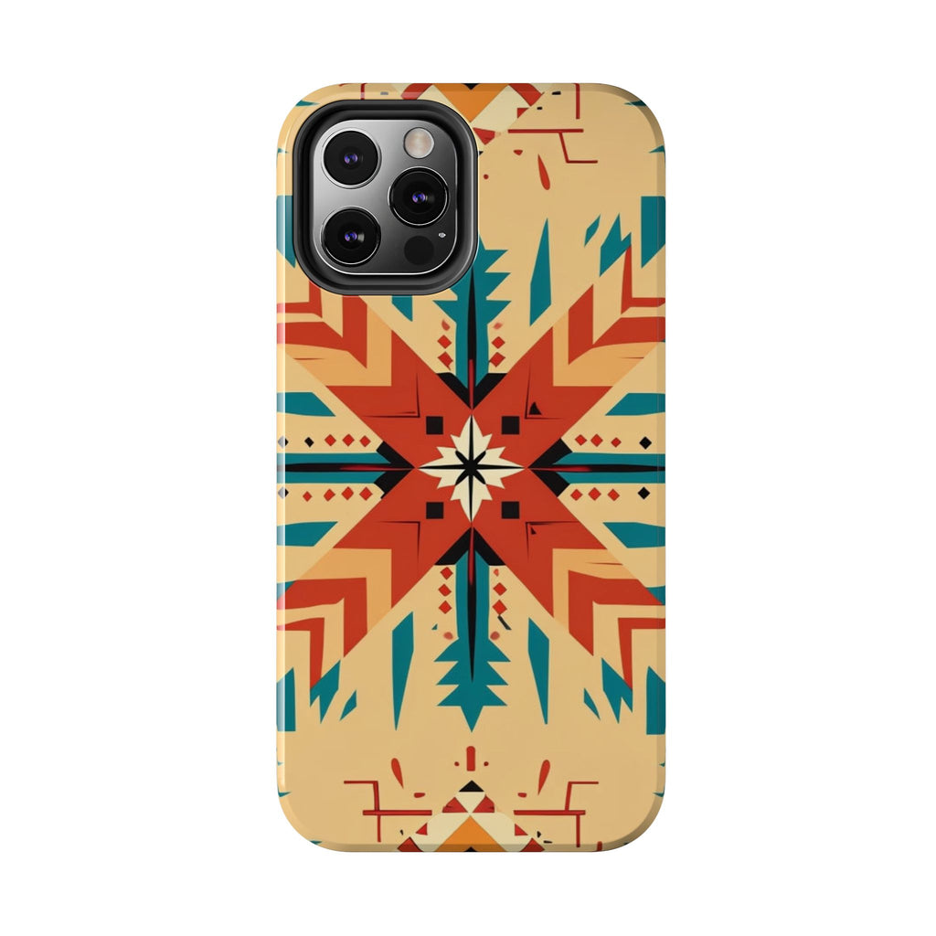 Southwestern Geometric Starburst Tough Phone Case