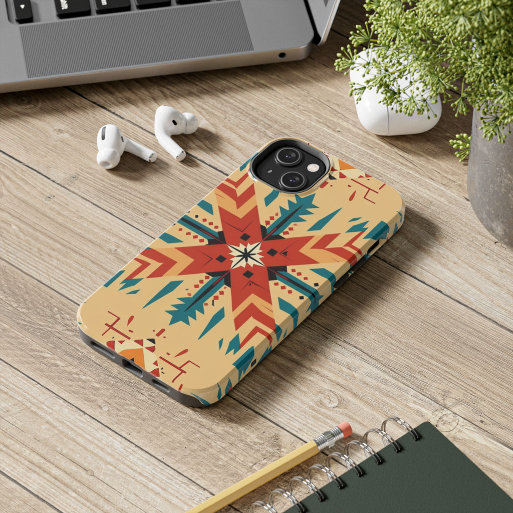 Southwestern Geometric Starburst Tough Phone Case