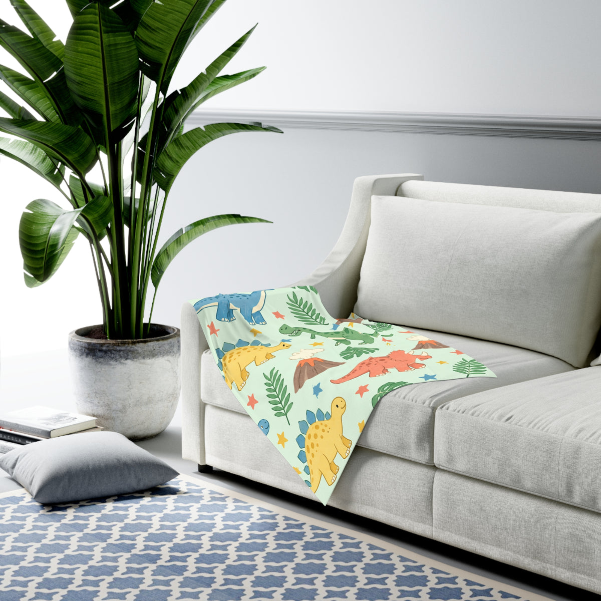 Dinosaur Adventure Baby Swaddle Blanket