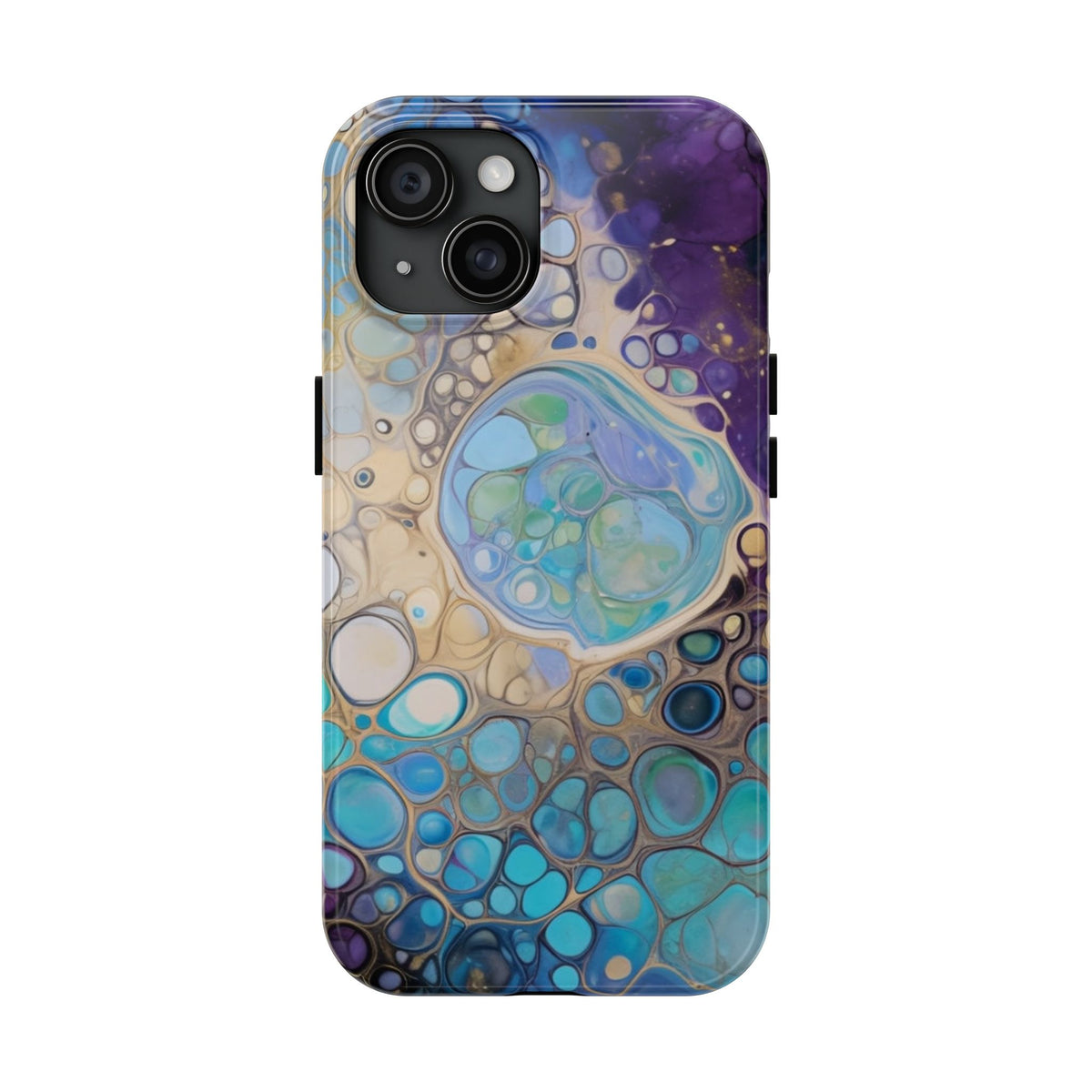 Abstract Ocean Bubble Tough Phone Case