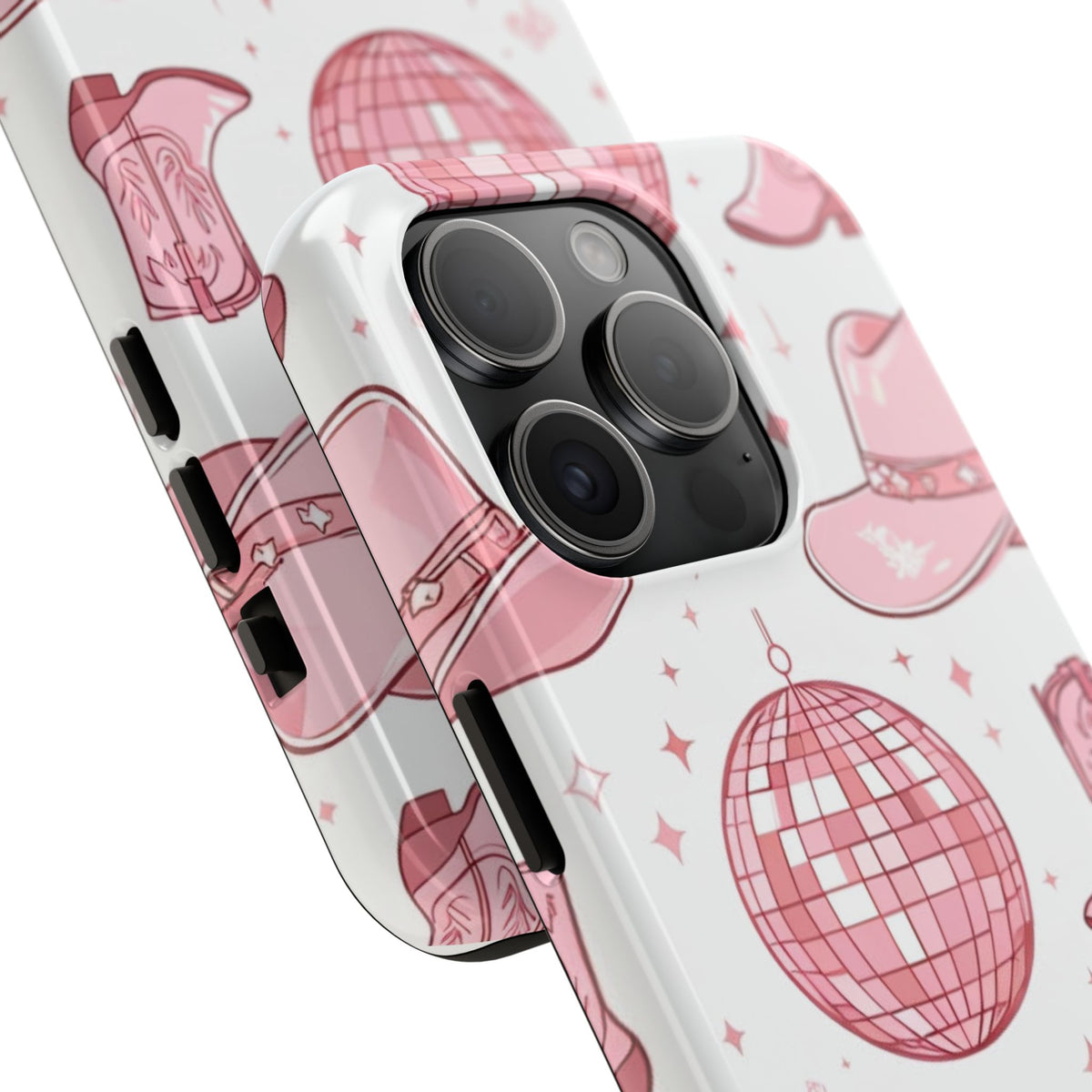 Pink Cowgirl Disco Phone Case
