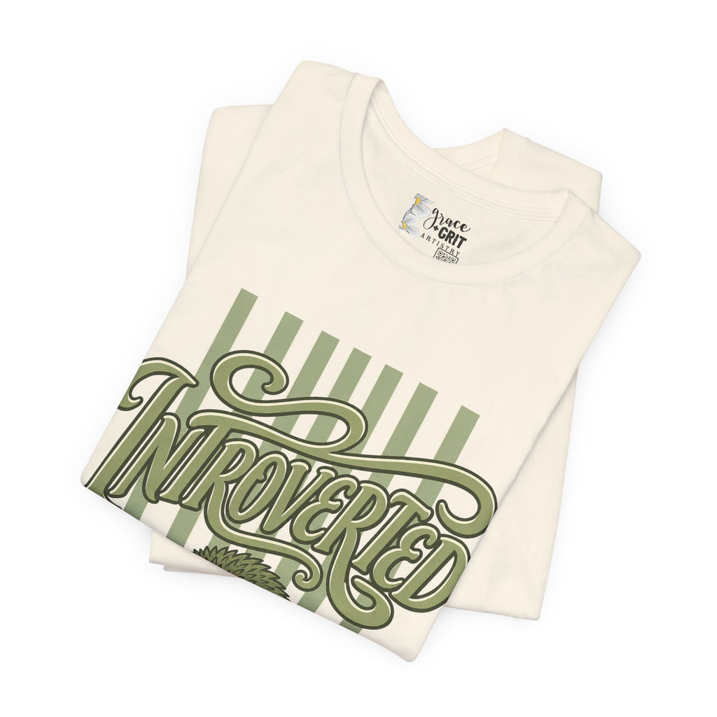 Introverted Hedgehog Tee — Cute Introvert Shirt