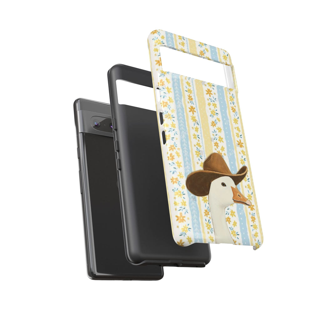 Goose Cowboy Phone Case – Cute Country Floral iPhone Cover