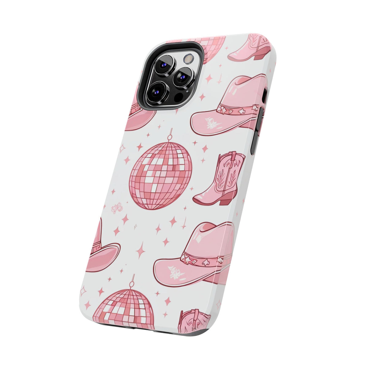 Pink Cowgirl Disco Phone Case